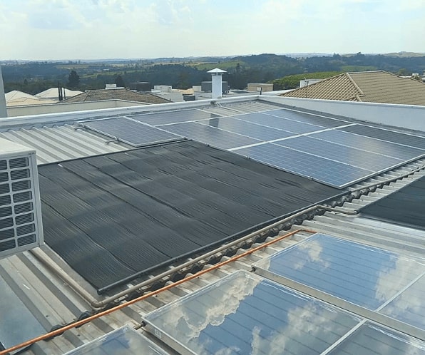 O que é um aquecedor solar?